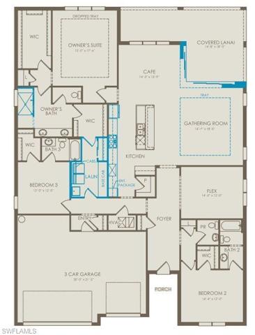 Floor plan with structurals