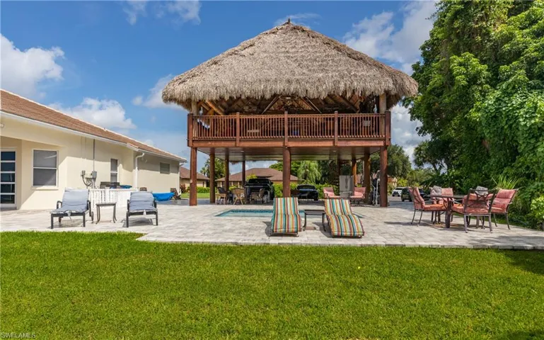 Back of Tiki Hut