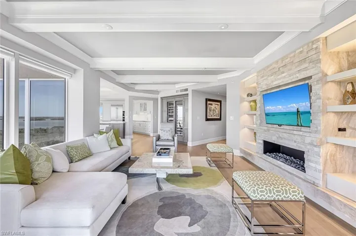 This residence embodies luxury living on the tenth floor.