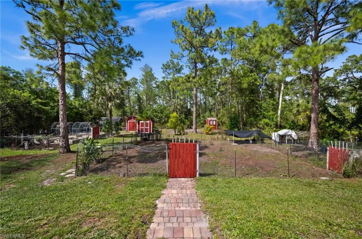 Chicken coop included