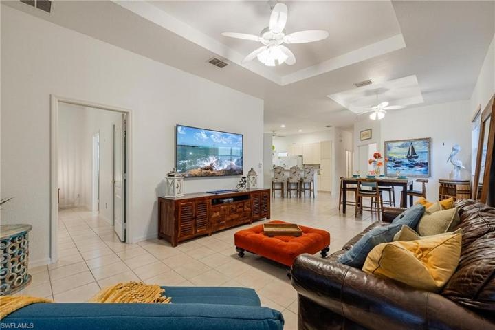 Fully tiled floors throughout home.