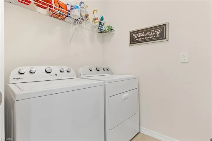 Laundry area