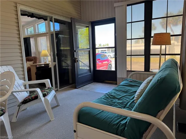 Sunroom / solarium with visible vents