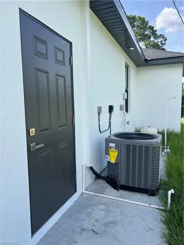Exterior view of stucco siding