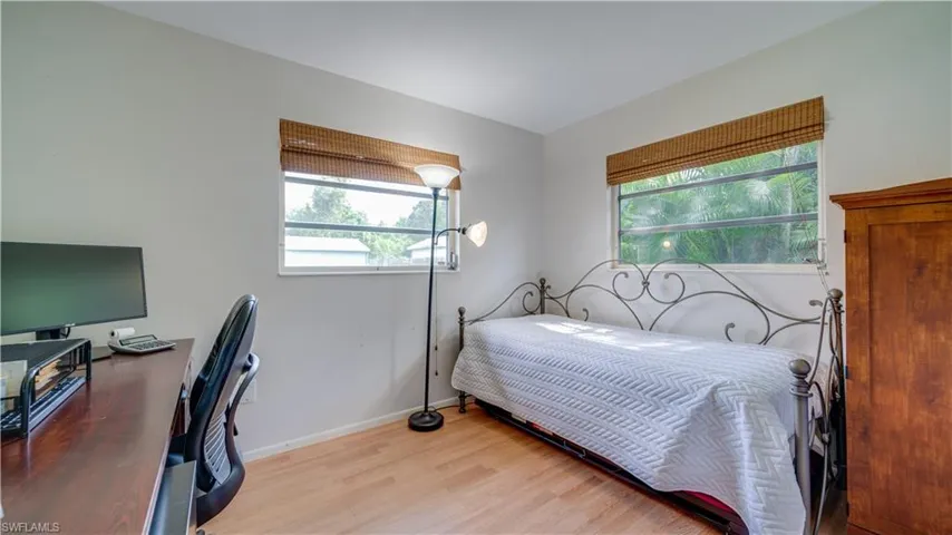 Bedroom featuring light wood-type flooring