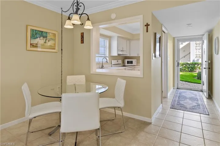 Dining room, open to the kitchen.