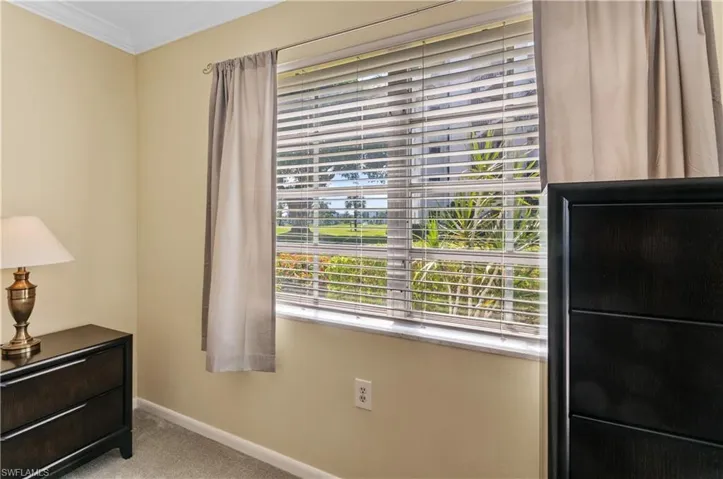 View of golf course from master bedroom.