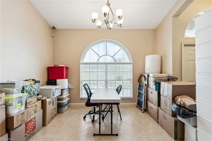 *staging area for movers