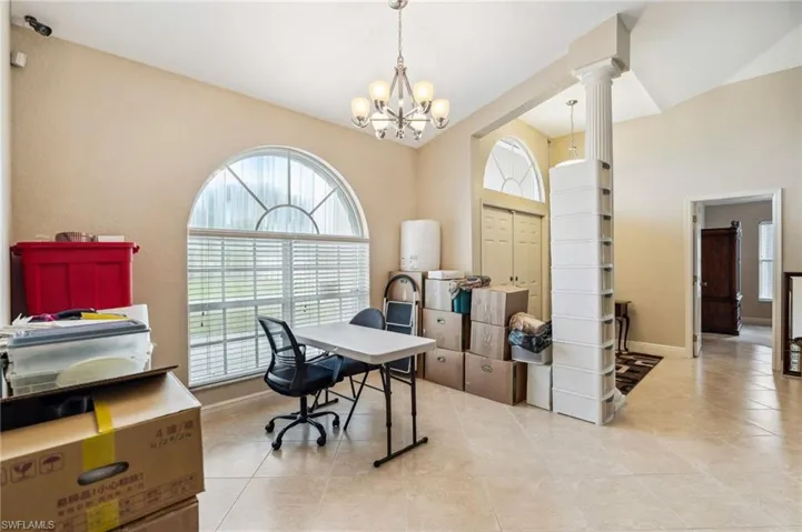 *staging area for movers