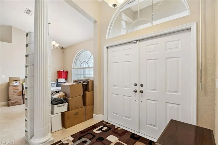 *staging area for movers