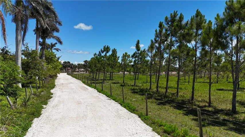 View of street with a rural view