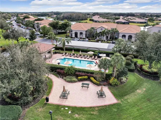 Birds eye view of common area