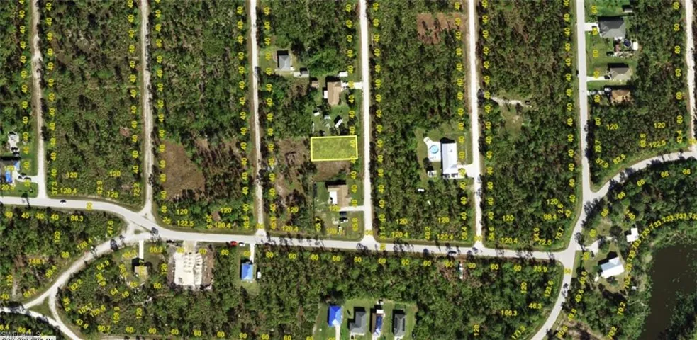 Plat Map. Illustrating the property's boundaries and surrounding parcels