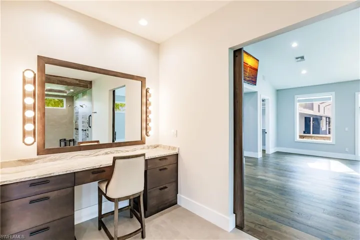 Primary bathroom vanity