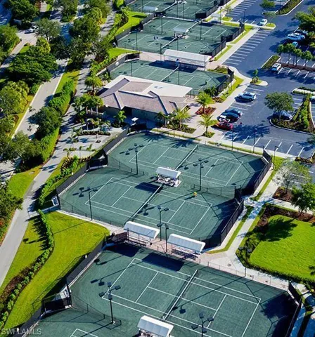 Shadow Wood Country Club Aerial View of Tennis Facility