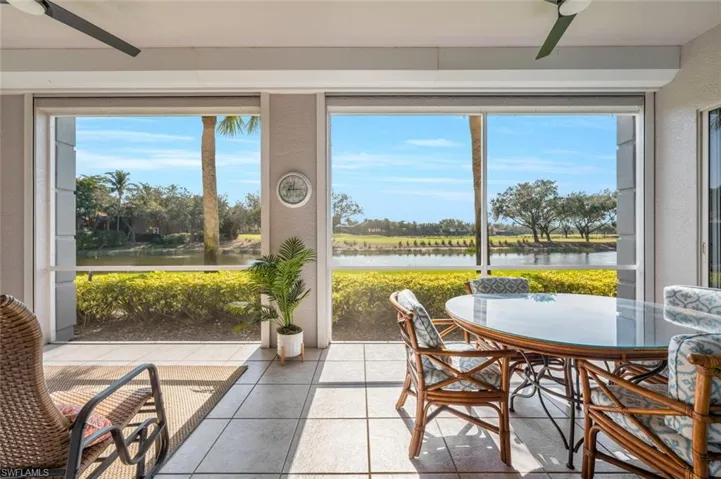 Large Lanai w/Lake & Golf Course View