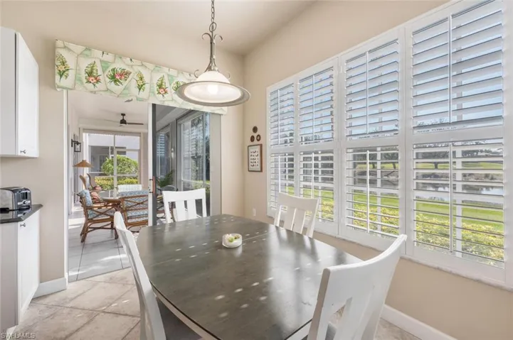 Breakfast Nook with Sliders to Lanai -- View 2