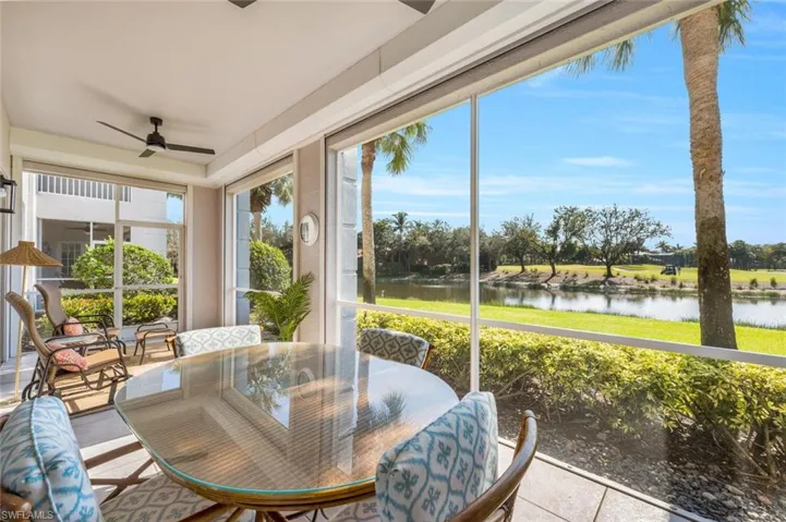 Large Lanai w/Lake & Golf Course -- View 3