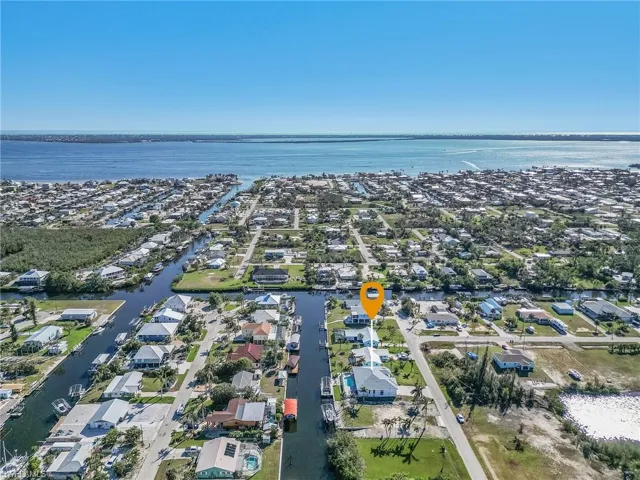 San Carlos Bay and Sanibel in the background.