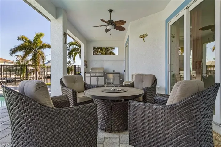 Relax under the lanai.