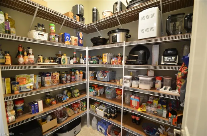 Large Walk-In Pantry.