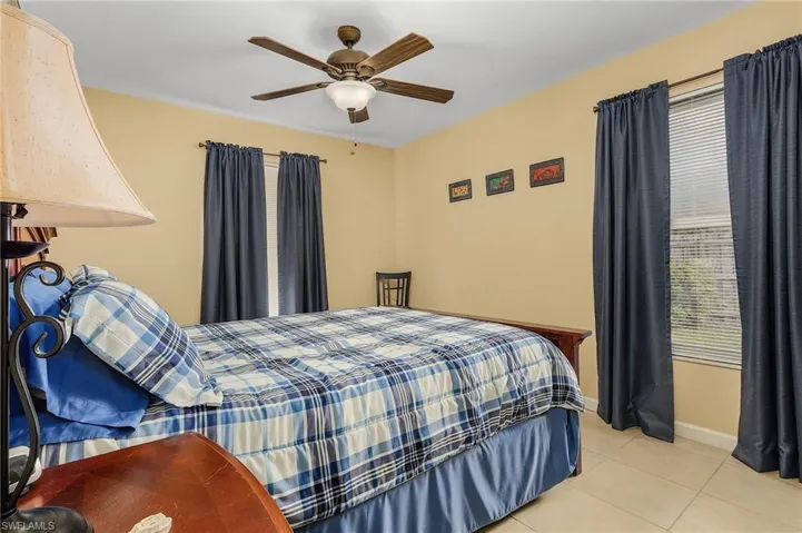 Spacious guest bedroom
