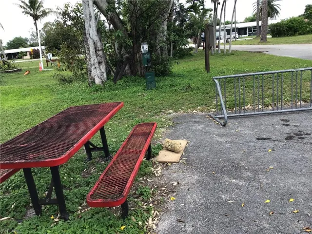 Picnic area near the playground