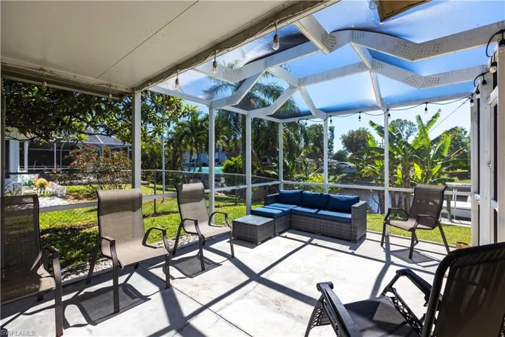 View of screened Lanai