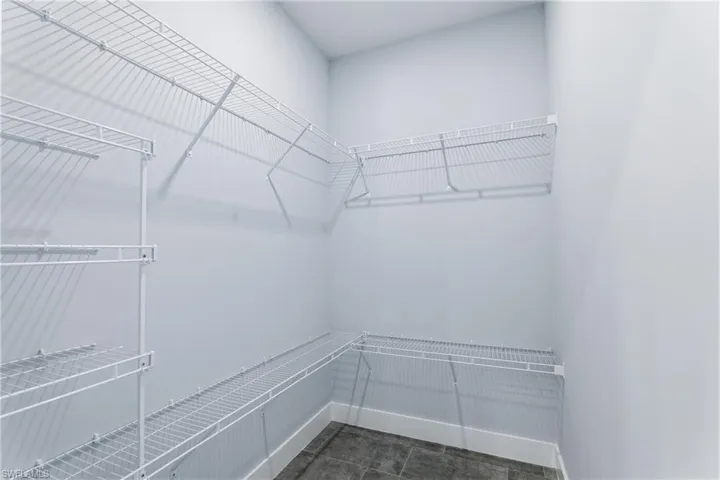 walk-in closet: primary bathroom