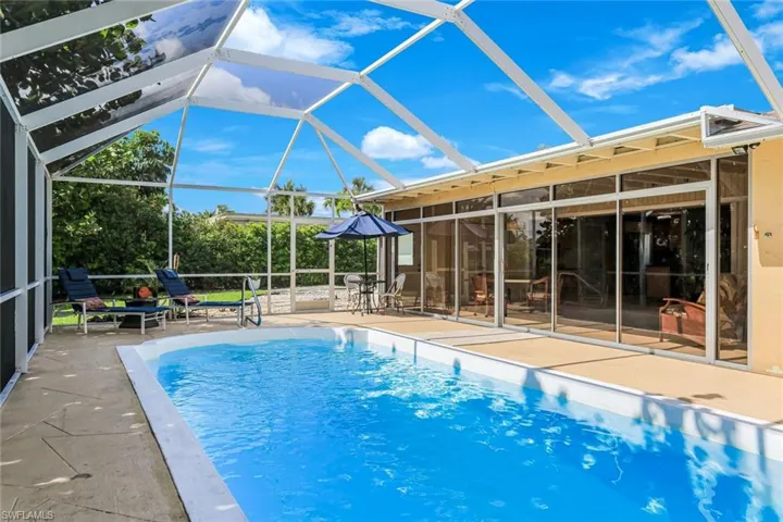 Relax poolside AND canal side all winter long...