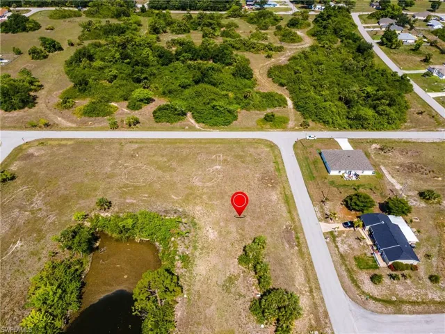 Aerial view of property's location