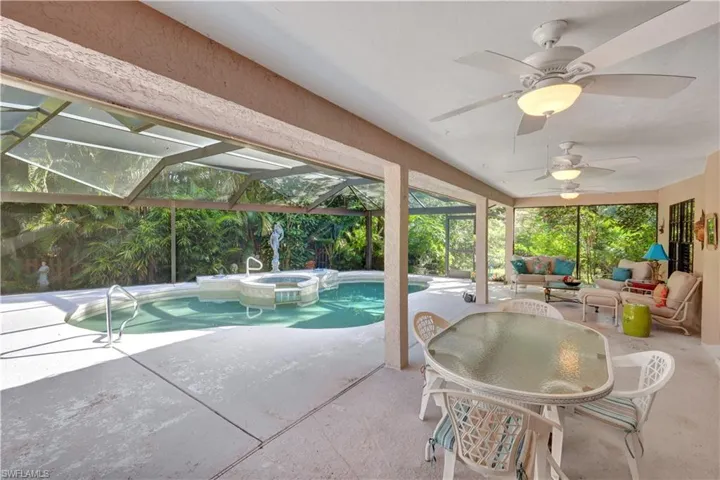 Extended living area with undercover protection