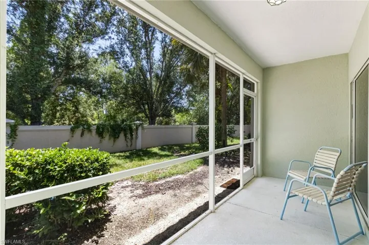 Screened in lanai