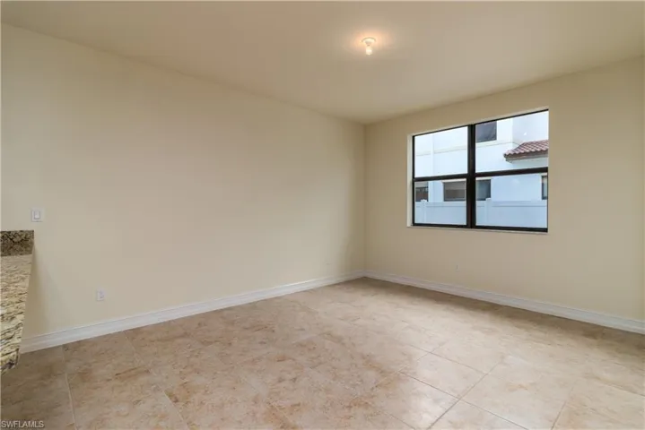 View of tiled empty room