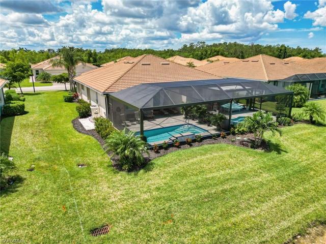 Notice the extra wide side yard when using your pool
