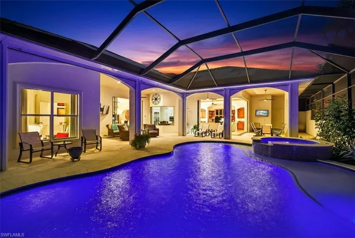 Twilight pool