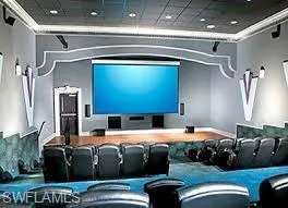 View of home theater