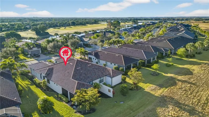 Aerial overview of property's location
