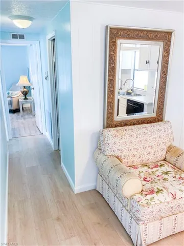 Hall to bedrooms and baths