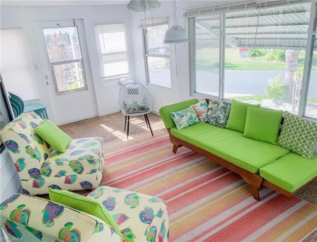 Spacious sunroom