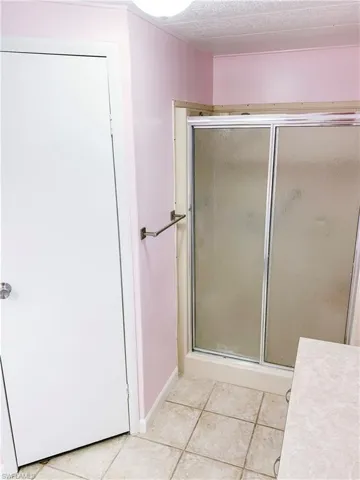 Primary Bath with walk-in closet and shower
