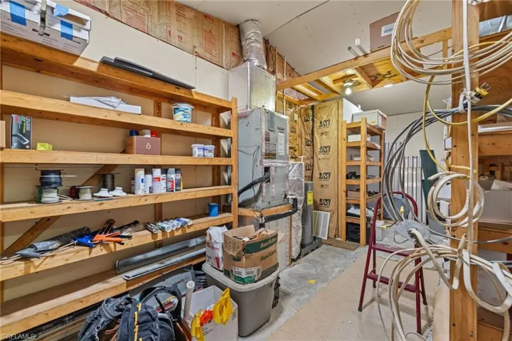 View of storage room