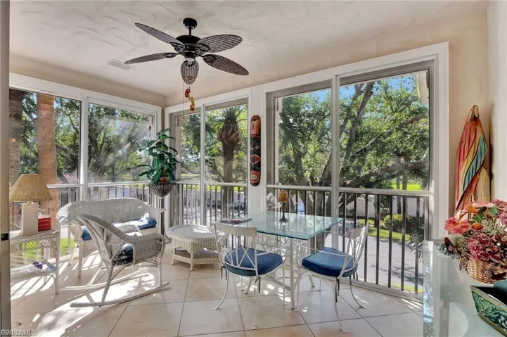 Sunroom / solarium featuring plenty of natural light