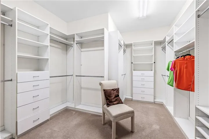 Custom Finished Primary Closet