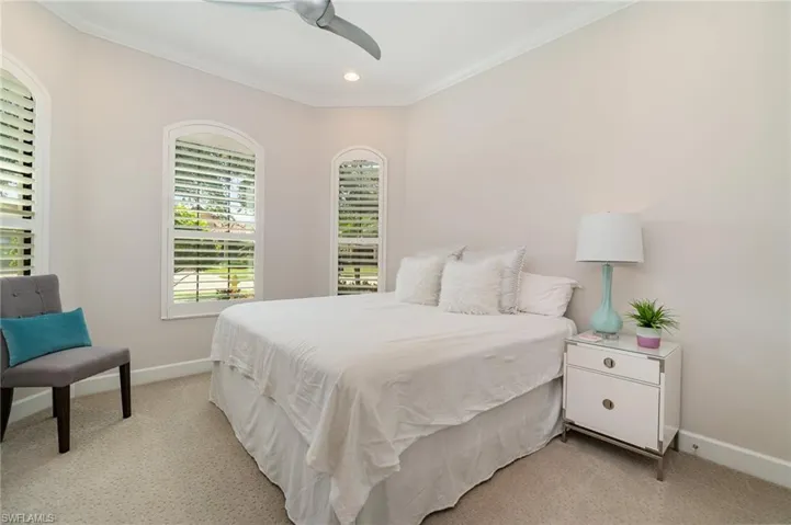 Front bedroom is full of light with huge windows