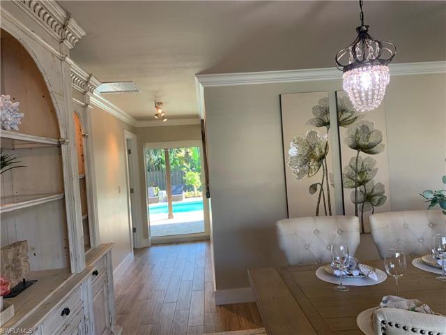 View from Dining Room towards door to back yard.