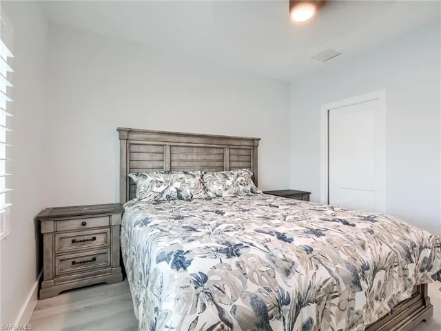 Bedroom featuring light hardwood / wood-style floors