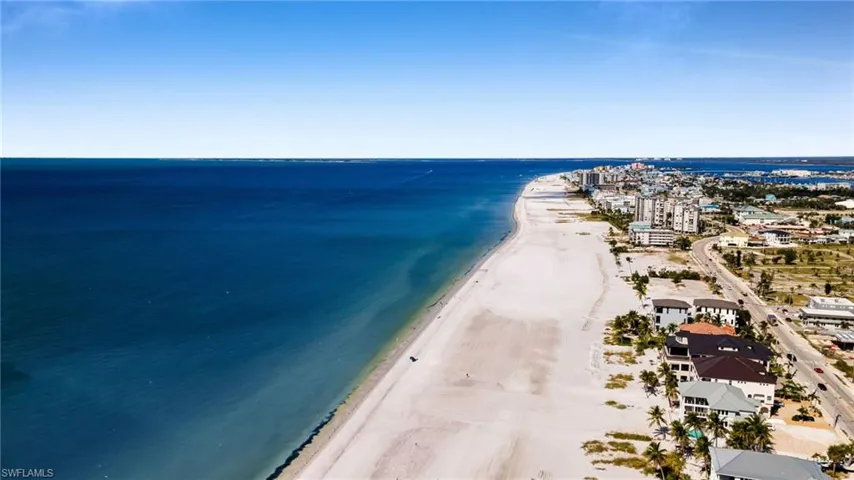 Bird's eye view of expansive coastline