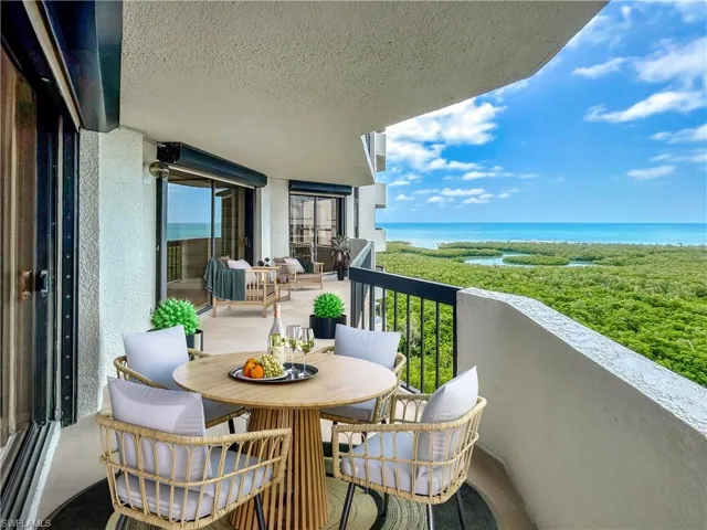 NW views over the Gulf of Mexico with Sunsets to Sunrises!  Balcony virtually staged.
