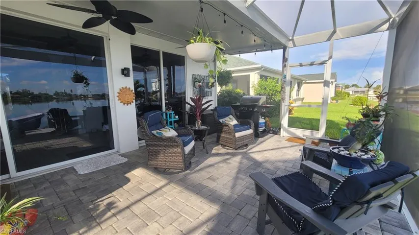 Patio with Ceiling Fan